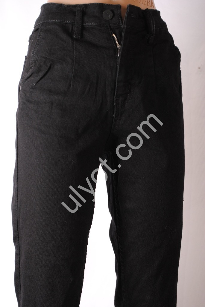 Фото 2 ДЖИНСЫ SASHA (26-31) ЧЕРНЫЙ 13420