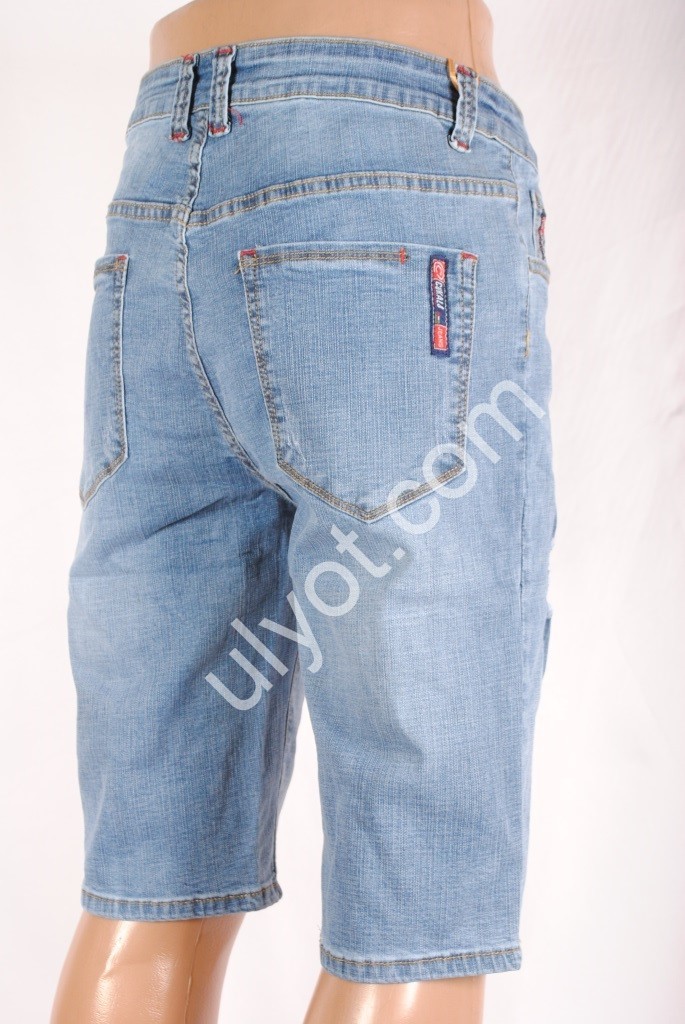 ШОРТЫ NEW JEANS (31-42) ГОЛУБОЙ 818