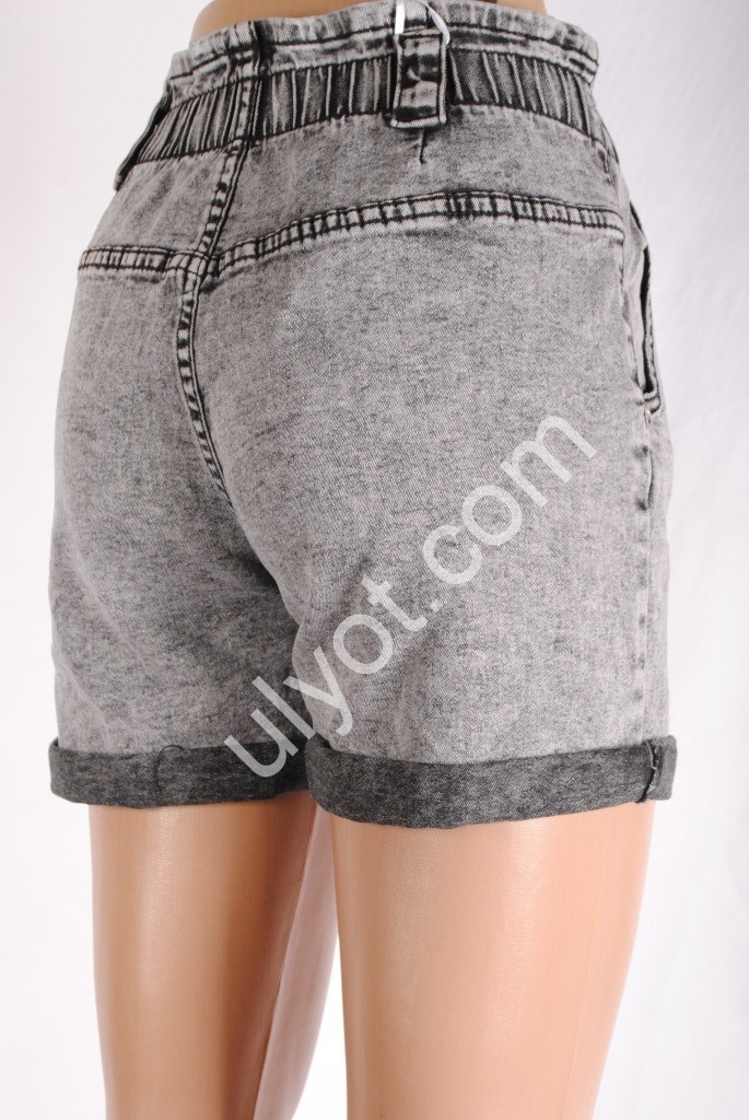 Фото 1 ШОРТЫ NEW JEANS (25-30) СЕРЫЙ 3024