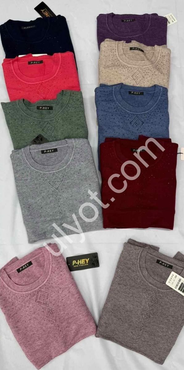 СВІТЕР (ONE SIZE 52-58) МІКС Q-955