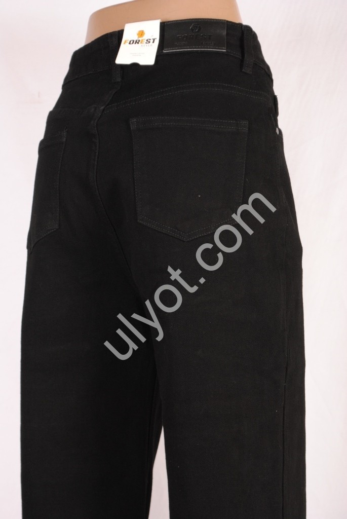 Фото 1 ДЖИНСЫ FOREST JEANS (28-33) ЧЕРНЫЙ 3270