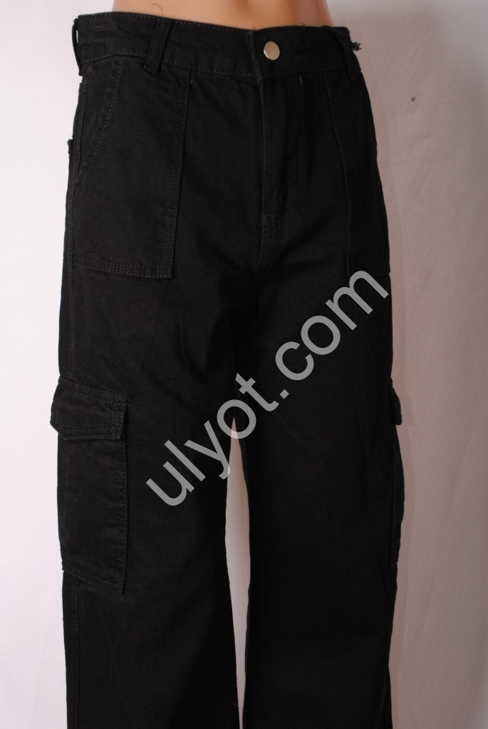 Фото 2 ДЖИНСЫ YMR (34-42) ЧЕРНЫЙ 22531