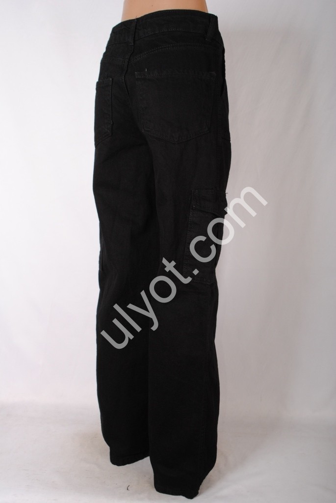 Фото 3 ДЖИНСЫ YMR (34-42) ЧЕРНЫЙ 22531