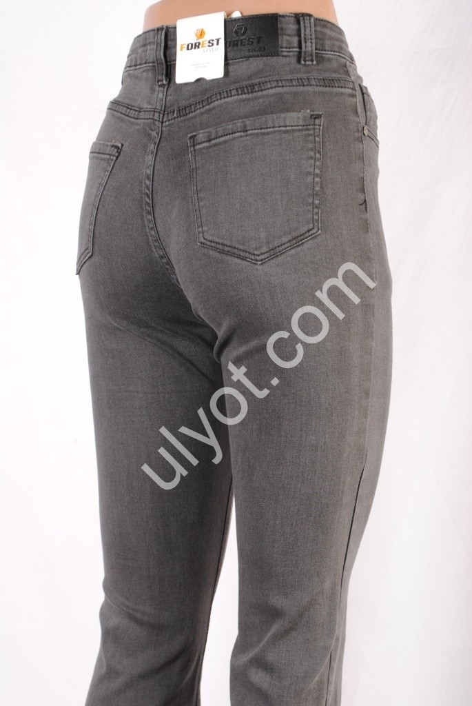Фото 1 ДЖИНСЫ FOREST JEANS (25-30) ГРАФИТ 3280