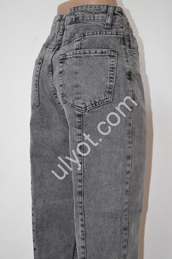 ДЖИНСЫ TOP SHOP (25-32) ГРАФИТ 1188