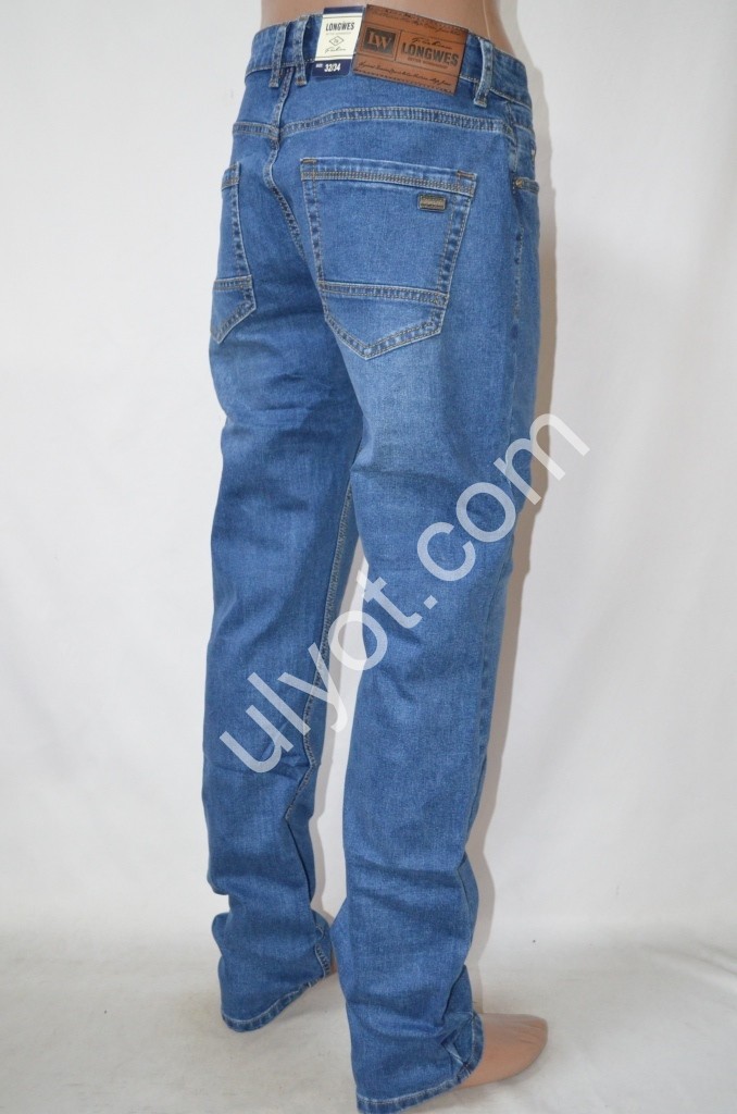 Фото 3 ДЖИНСЫ LONGWES (29-38) СИНИЙ 8648