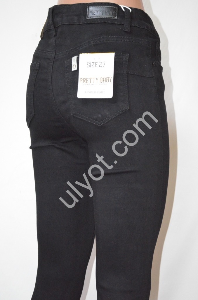 ДЖИНСИ PRETTY BABY (25-30) ЧОРНИЙ S015
