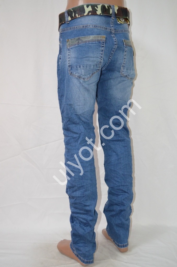 Фото 3 ДЖИНСИ RESALSA (30-38) БЛАКИТНИЙ 8120