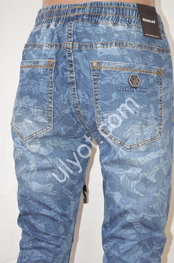 ДЖИНСЫ RESALSA (29-36) ГОЛУБОЙ 8221D