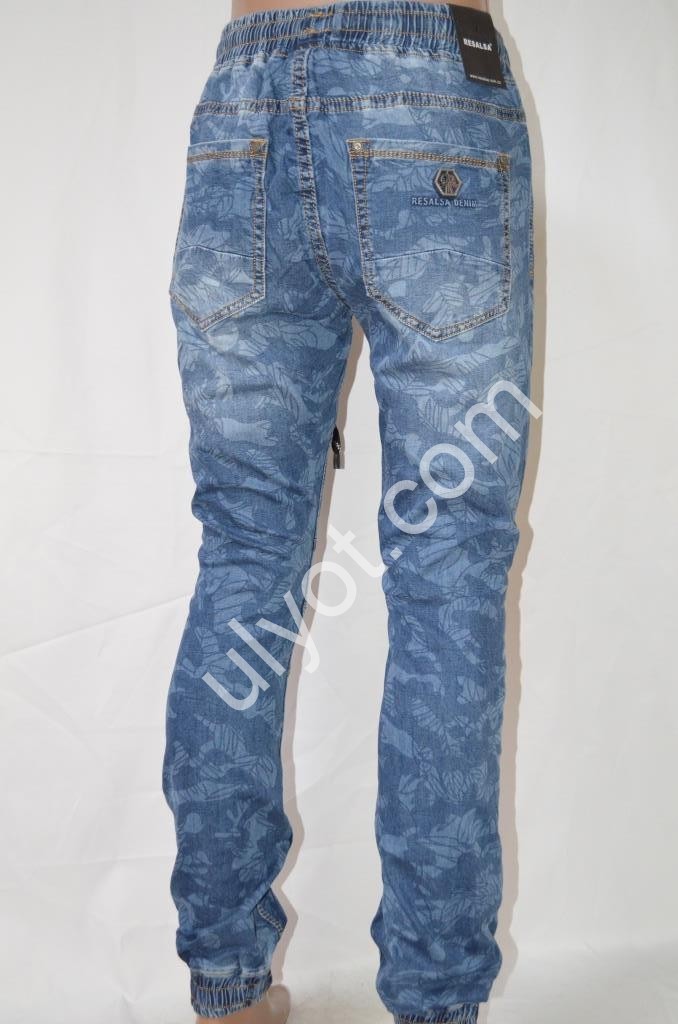 Фото 3 ДЖИНСЫ RESALSA (29-36) ГОЛУБОЙ 8221D