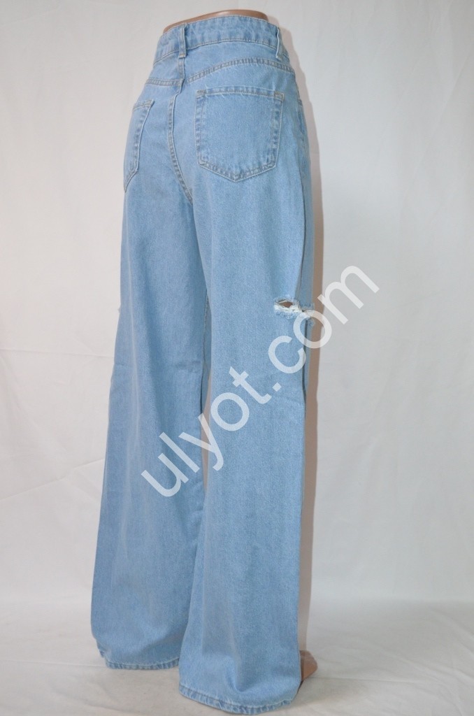 Фото 3 ДЖИНСЫ TOP SHOP (25-32) ГОЛУБОЙ 1294