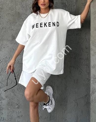 КОСТЮМ WEEKEND (S-XL) БІЛИЙ