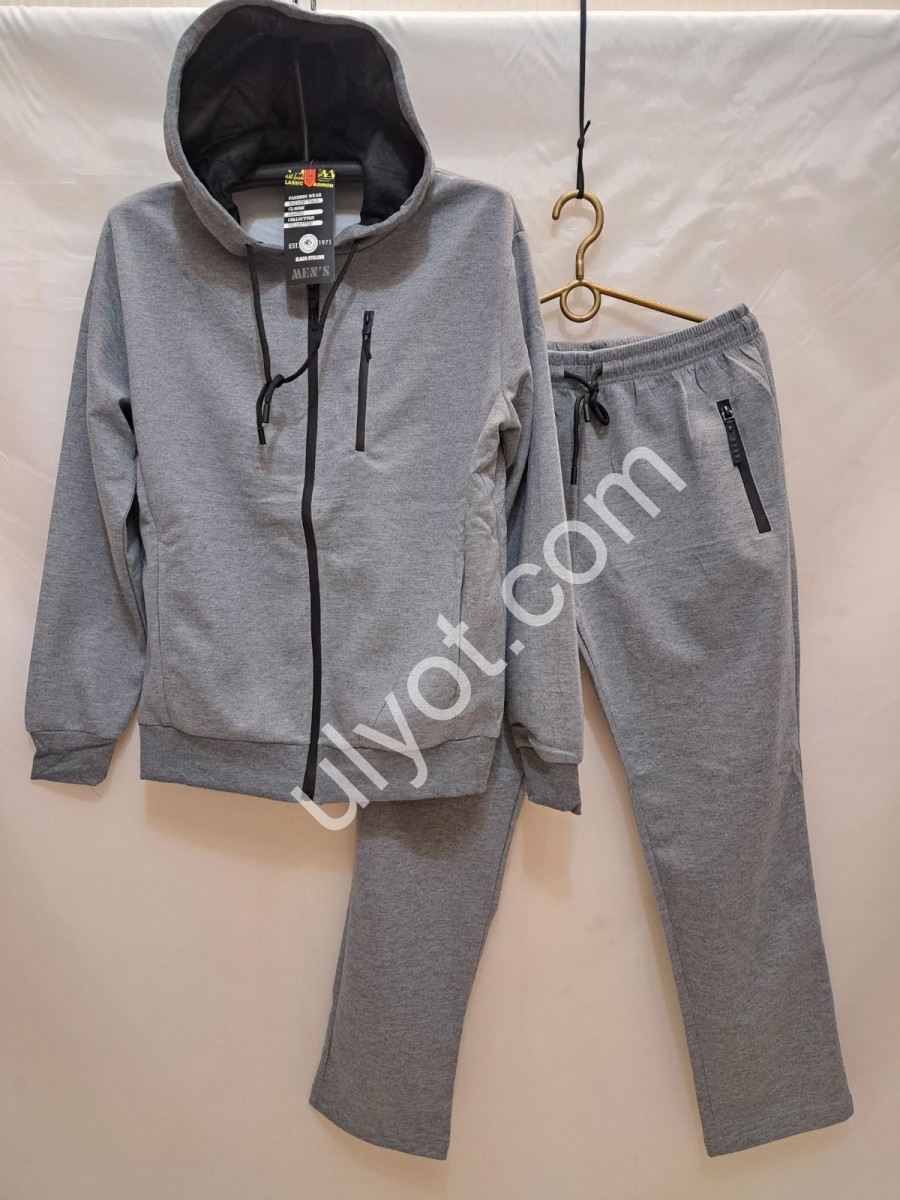 СПОРТ.КОСТЮМ (M-3XL) ПРЯМИЙ СІРИЙ 2383