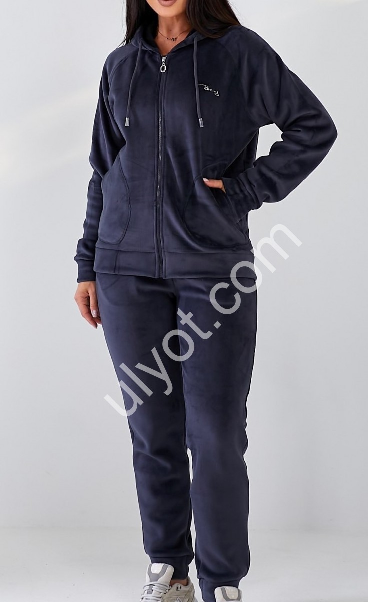 СПОРТ.КОСТЮМ (XL-3XL) МАНЖЕТ ГОЛУБОЙ МИКРОМЕХ 20110