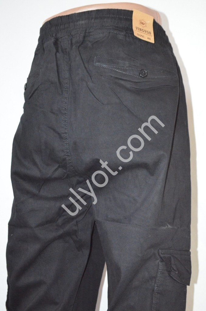 ДЖИНСЫ VINGVGS (32-42) ЧЕРНЫЙ 490-9
