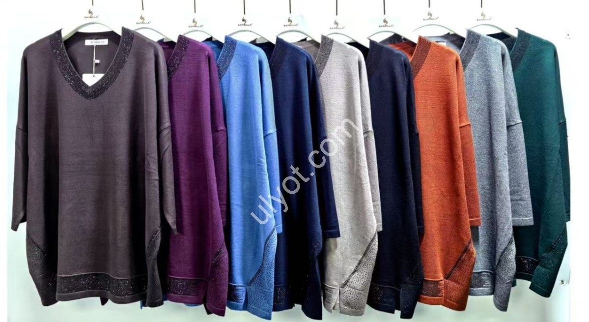 СВИТЕР (ONE SIZE 60-62) МИКС 6883