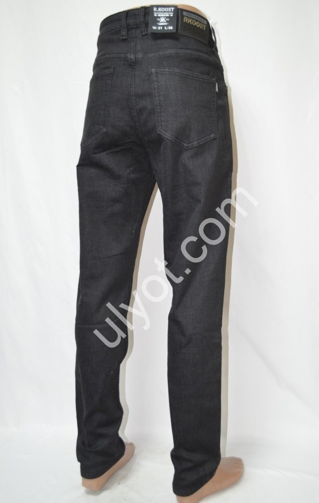 Фото 3 ДЖИНСЫ R.KOOST (27-33) ФЛИС ГРАФИТ RK701