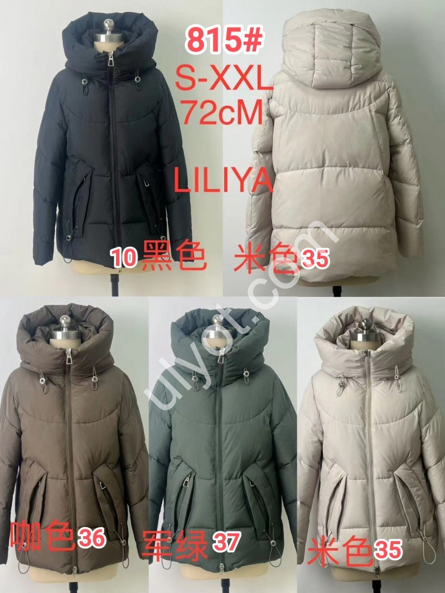 КУРТКА LILIYA (S-2XL) ЧЕРНЫЙ 815