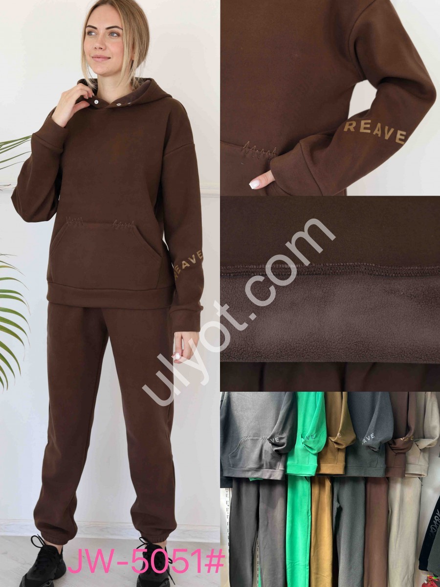 СПОРТ.КОСТЮМ (XL-3XL) МАНЖЕТ БЕЖОВИЙ МІКРОМІХ 5051