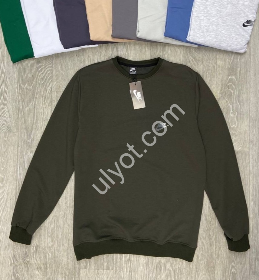 СВІТШОТ N02 (XL-6XL) СВ.СІРИЙ МЕЛАНЖ 59