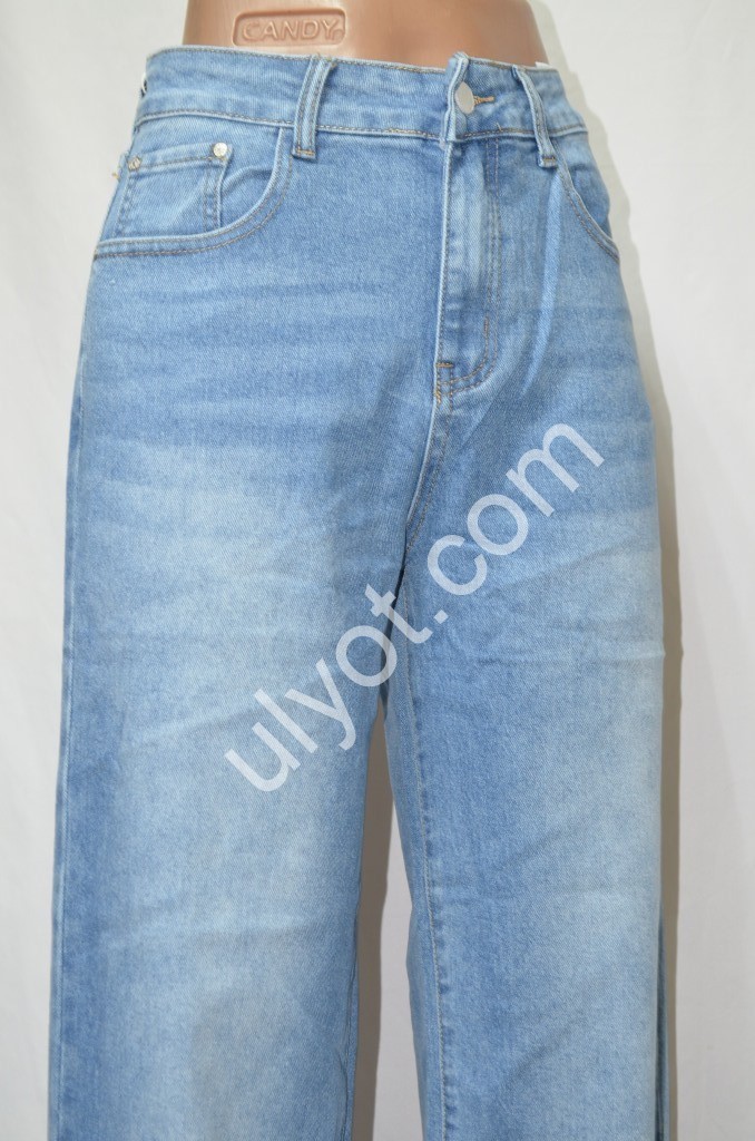 Фото 2 ДЖИНСЫ NEW JEANS (25-30) ГОЛУБОЙ 527