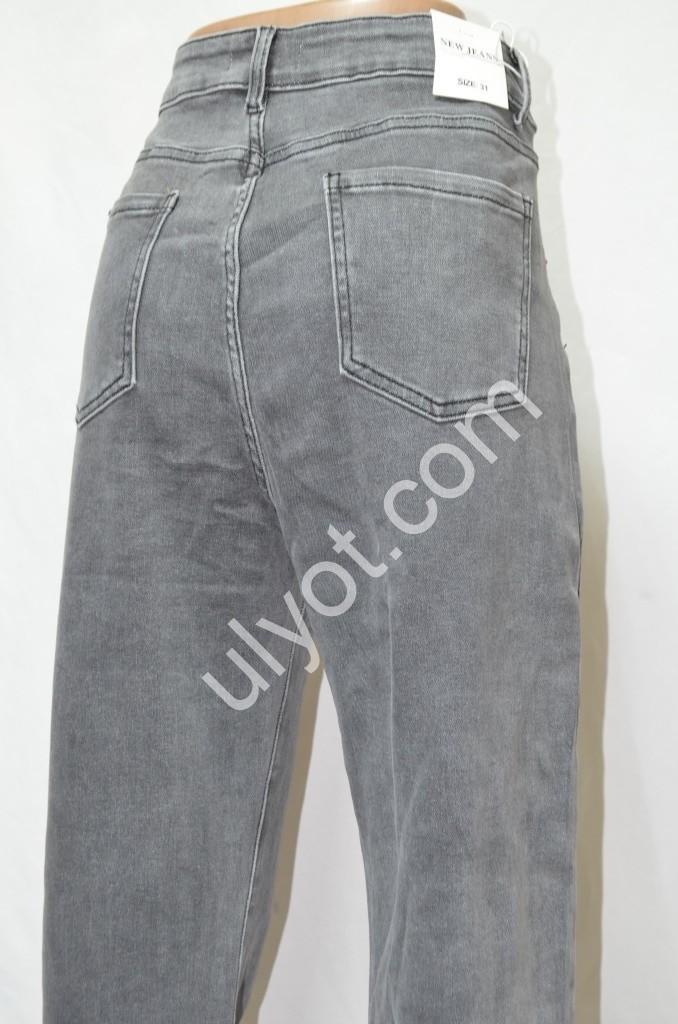 ДЖИНСИ NEW JEANS (31-38) СІРИЙ 537