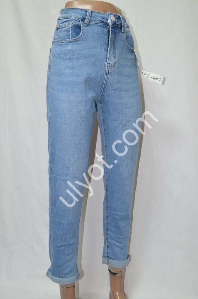 ДЖИНСЫ NEW JEANS (25-30) ГОЛУБОЙ 515