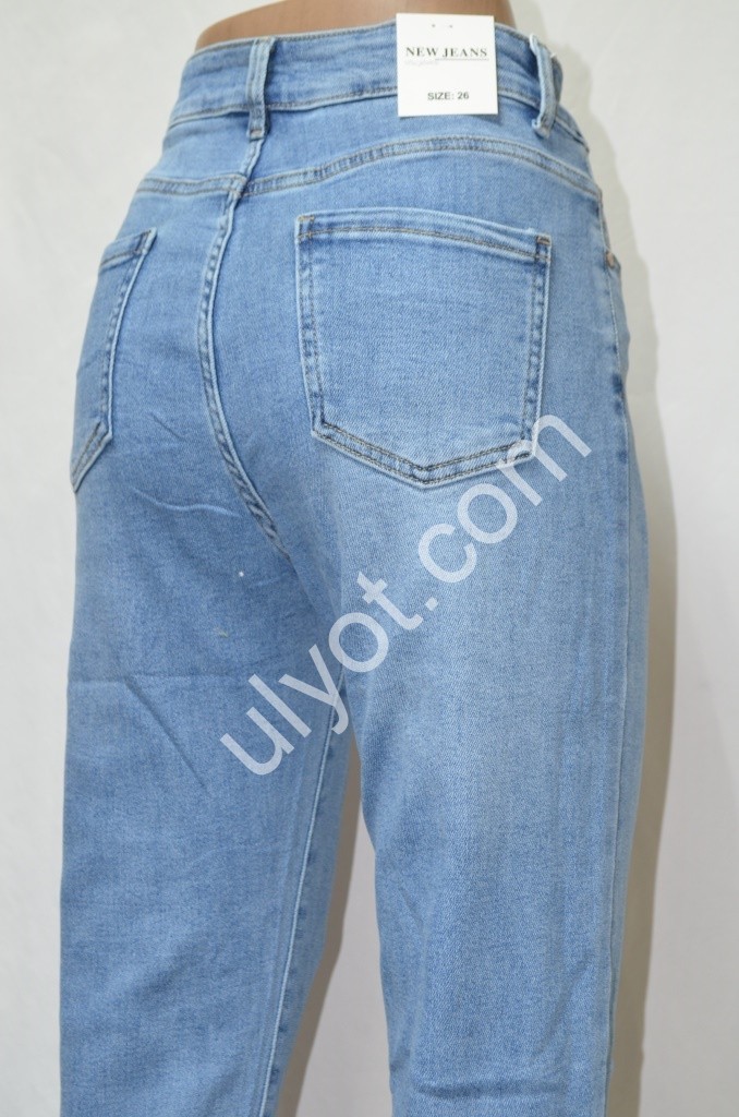 ДЖИНСЫ NEW JEANS (25-30) ГОЛУБОЙ 515