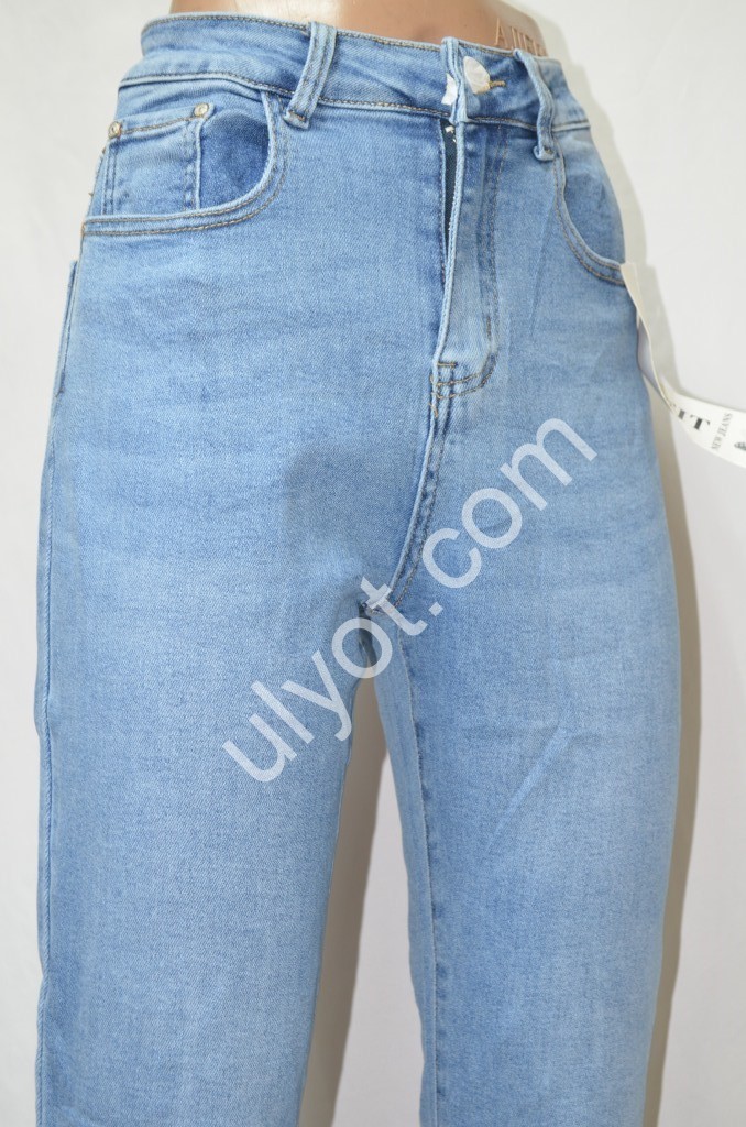 Фото 2 ДЖИНСЫ NEW JEANS (25-30) ГОЛУБОЙ 515