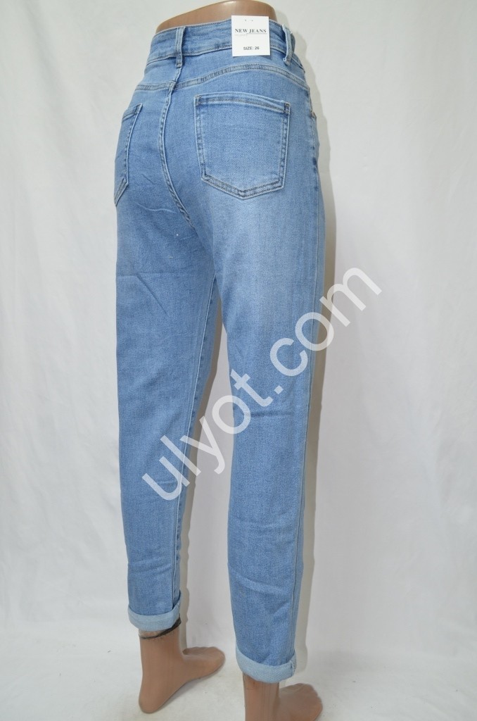 Фото 3 ДЖИНСЫ NEW JEANS (25-30) ГОЛУБОЙ 515