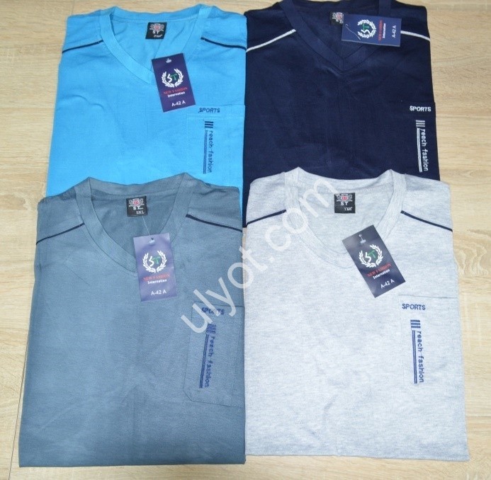 Фото 1 ФУТБОЛКА (6XL-10XL) МИКС A-42B