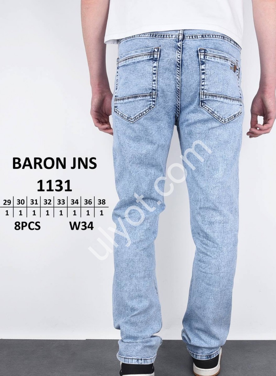 ДЖИНСИ BARON (29-38) БЛАКИТНИЙ 1131