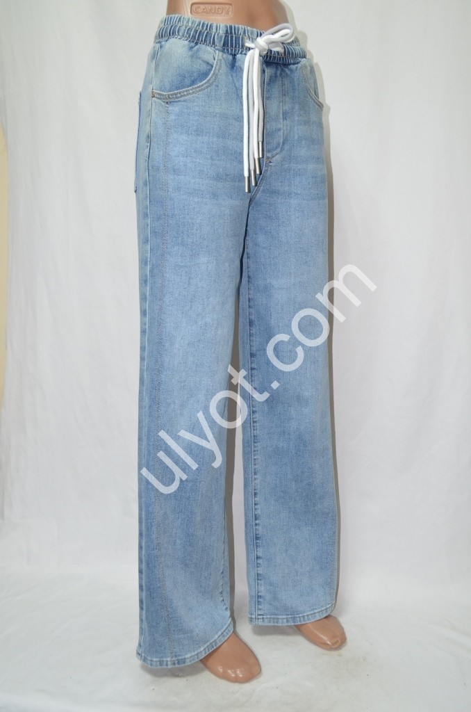 ДЖИНСЫ DENIM NEW (25-30) ГОЛУБОЙ 596