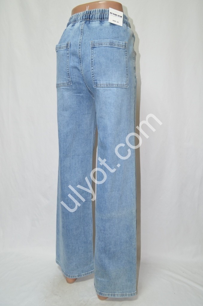 Фото 3 ДЖИНСЫ DENIM NEW (25-30) ГОЛУБОЙ 596