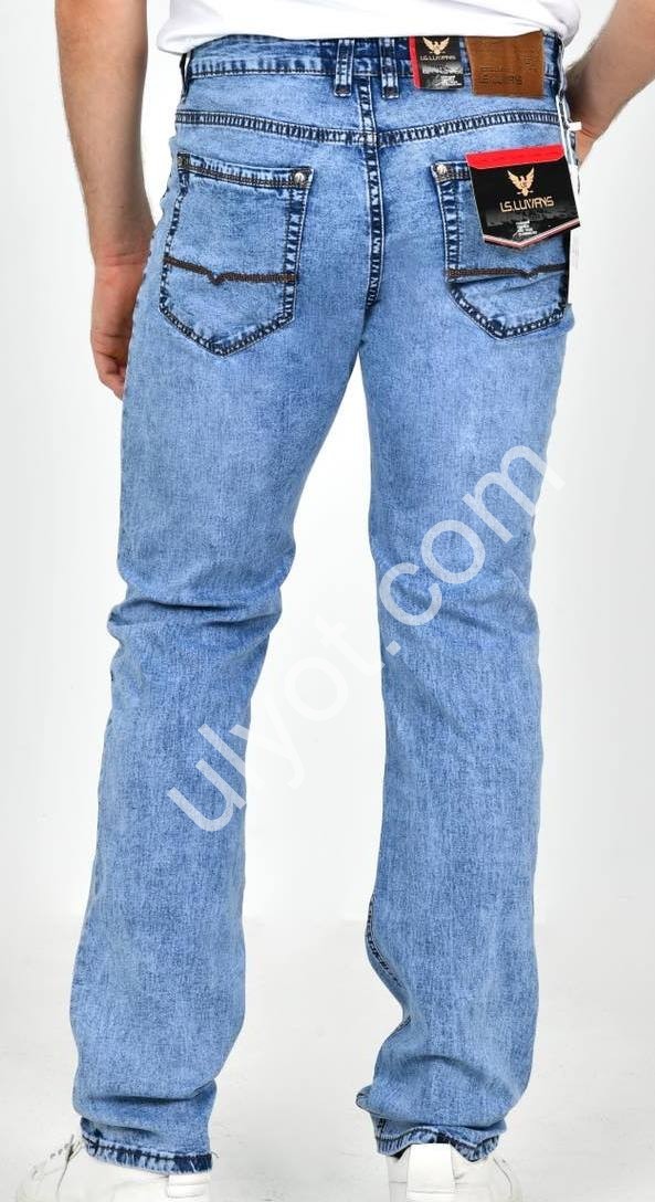 ДЖИНСИ LS. JEANS (34-38) БЛАКИТНИЙ 343D