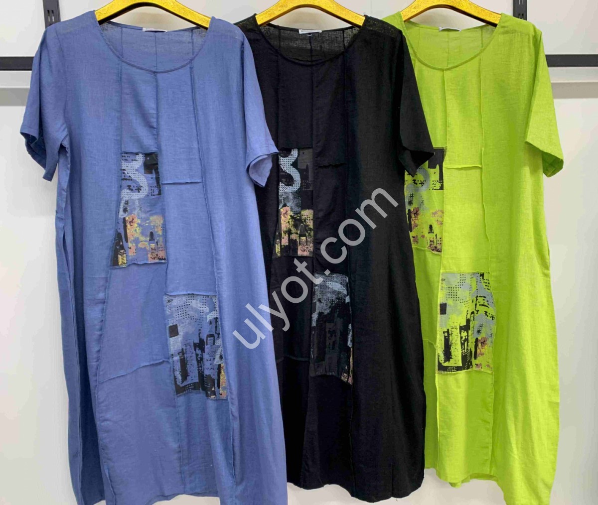 СУКНЯ (3XL-6XL) СИНІЙ 10797
