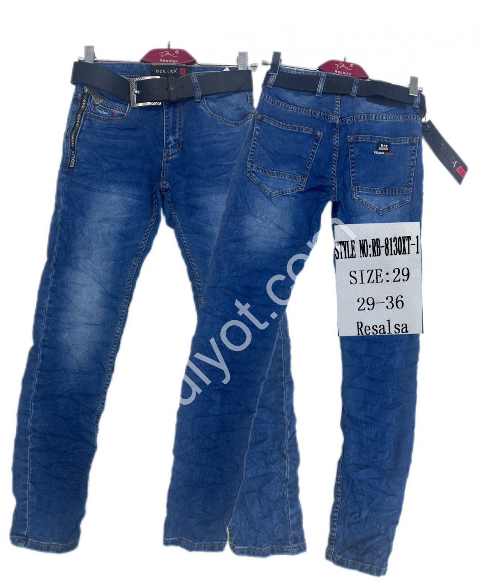 ДЖИНСИ RESALSA (29-36) СИНІЙ 8130
