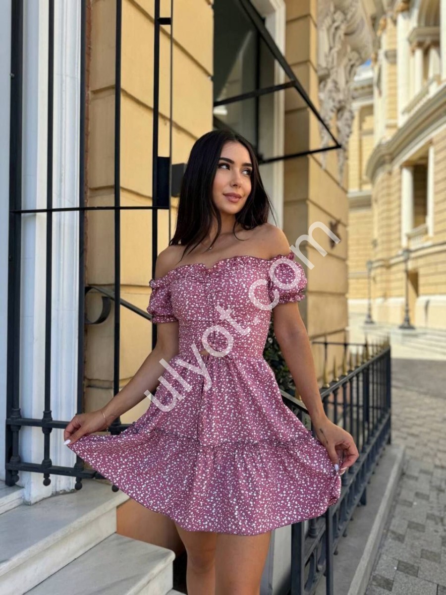 ПЛАТЬЕ (42-48) МАЛИНА 7038