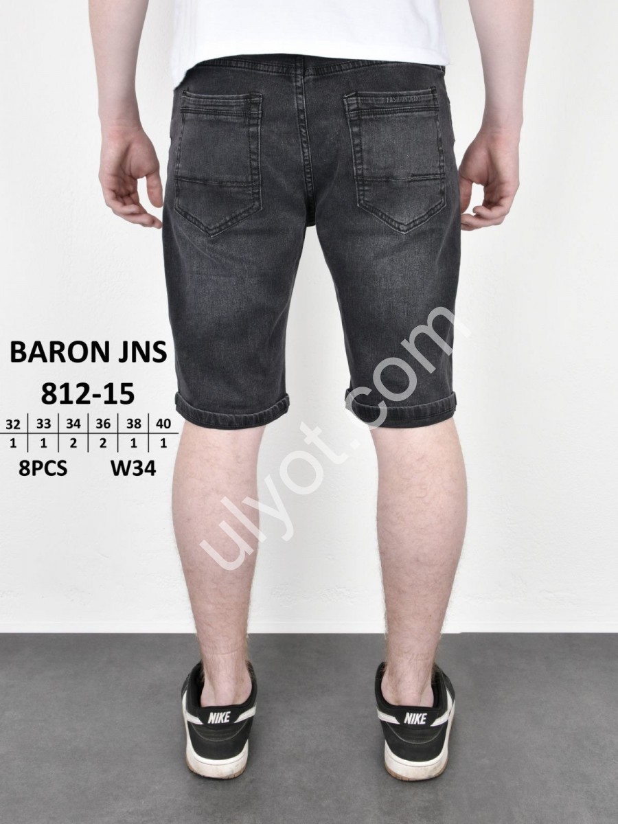 ШОРТЫ BARON (32-40) ЧЕРНЫЙ 812-15