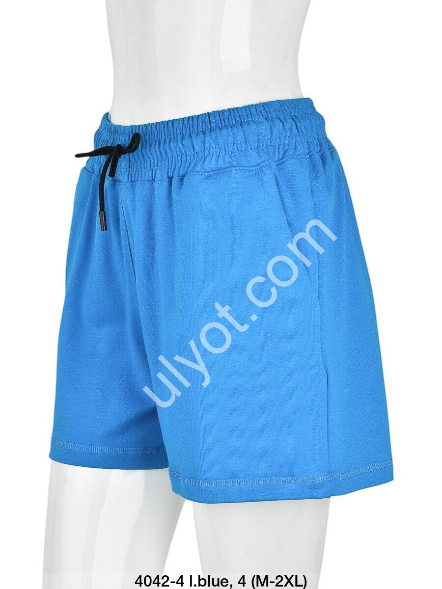 ШОРТЫ (M-2XL) ГОЛУБОЙ 4042