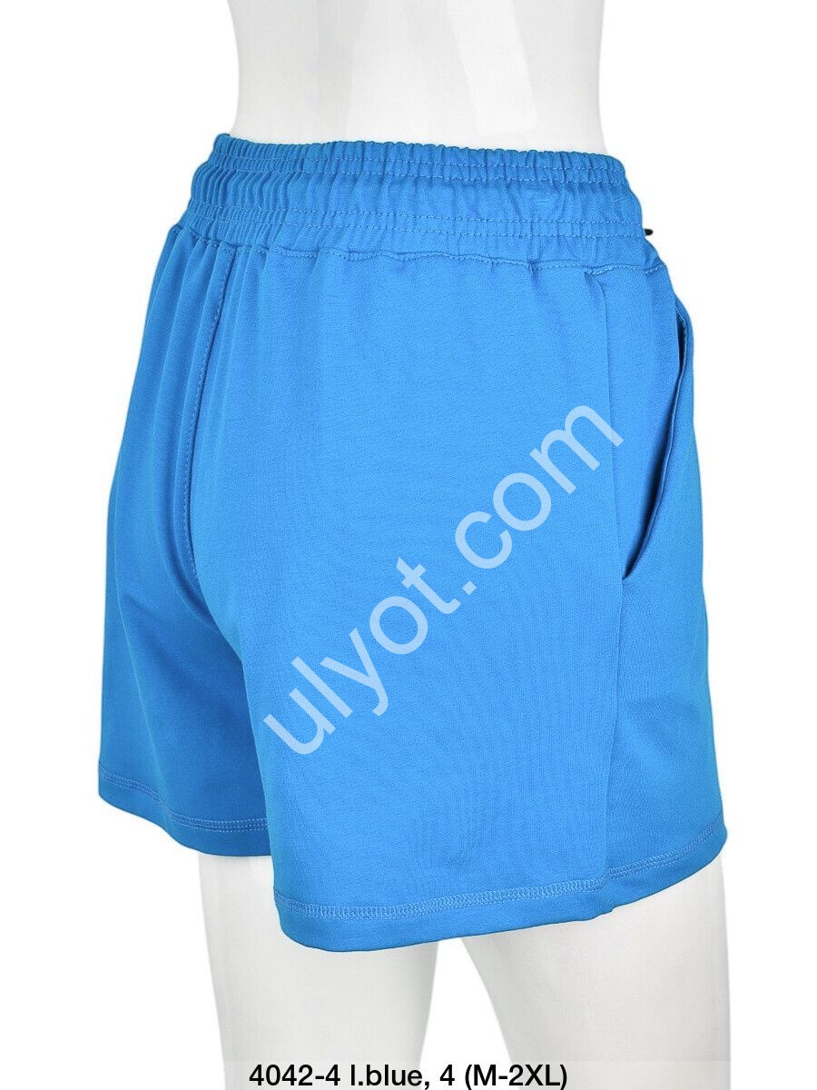 ШОРТЫ (M-2XL) ГОЛУБОЙ 4042