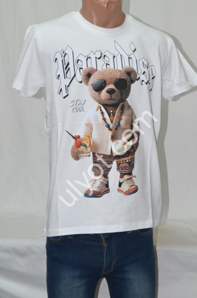 ФУТБОЛКА (S-2XL) БЕЛЫЙ 4149