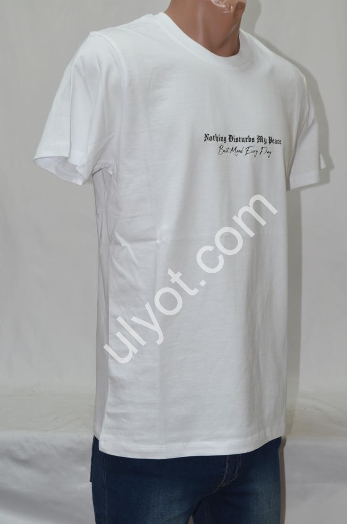 ФУТБОЛКА (S-2XL) БЕЛЫЙ 5167
