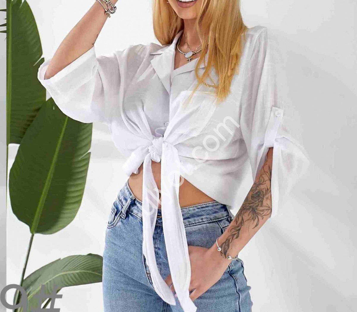 РУБАШКА (XL-4XL) БЕЛЫЙ 119