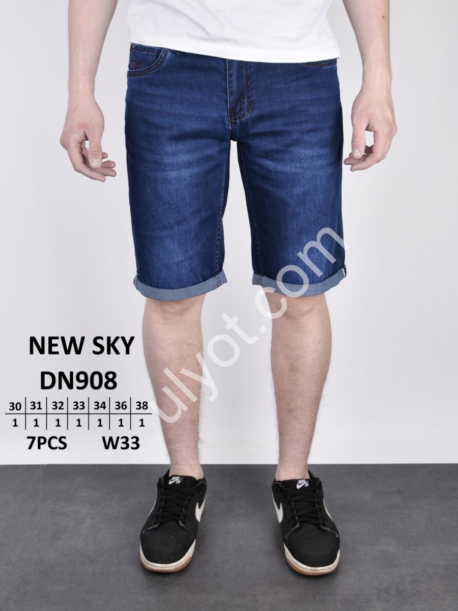 ШОРТИ NEW SKY (30-38) СИНІЙ 908