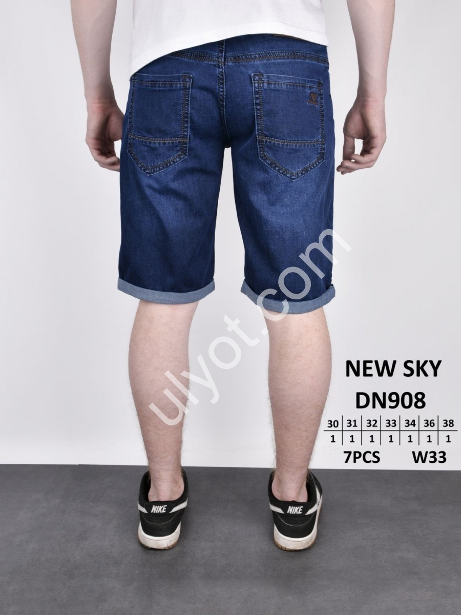 ШОРТИ NEW SKY (30-38) СИНІЙ 908
