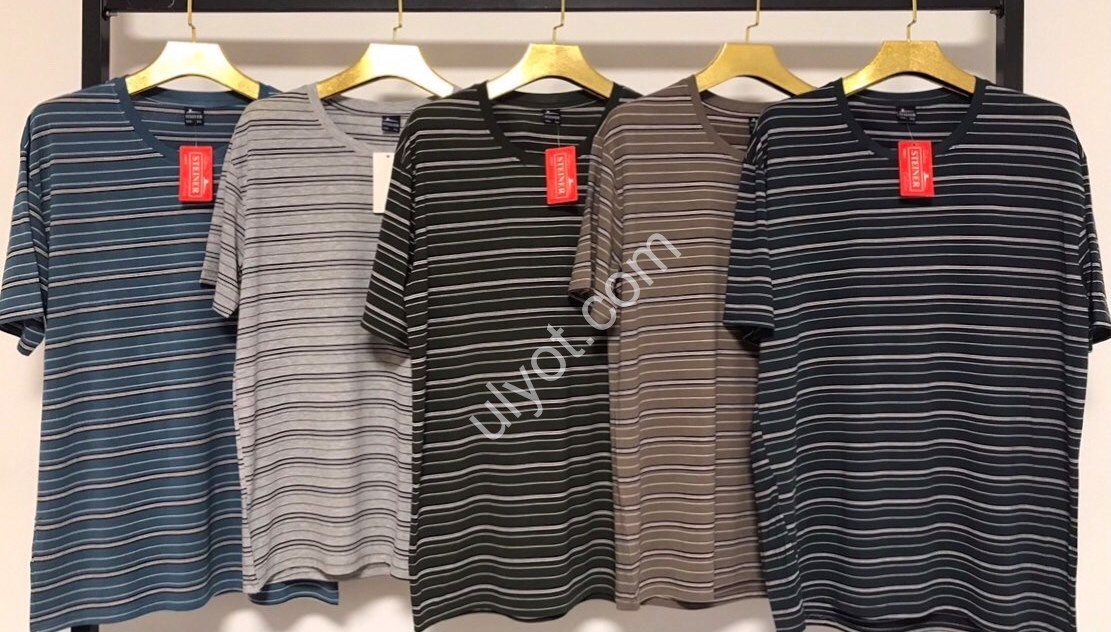 ФУТБОЛКА ПОЛОСКА ( 5XL-8XL) МИКС AD731