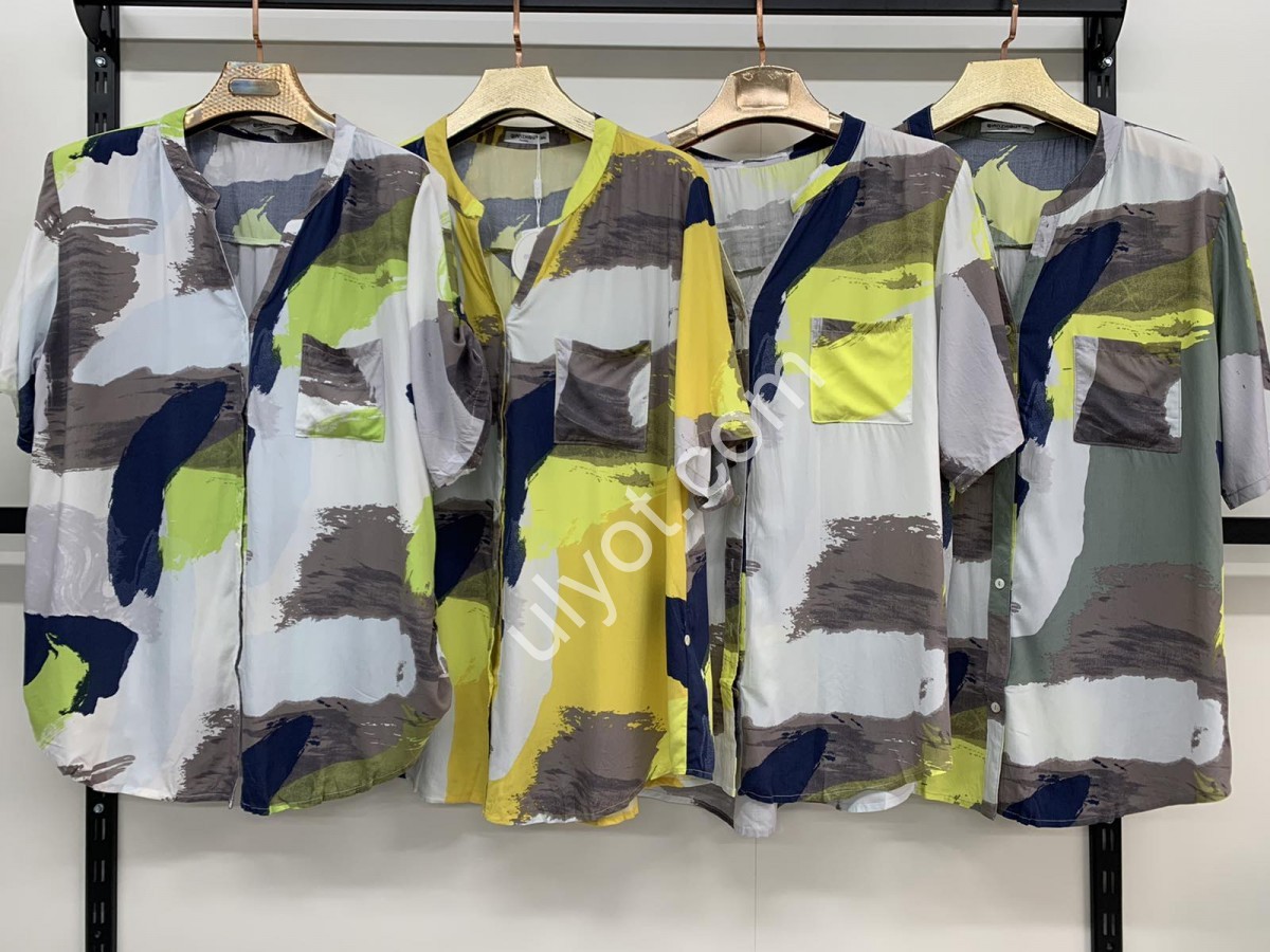 Сорочка-50 (3XL-7XL) Жовтий 36750