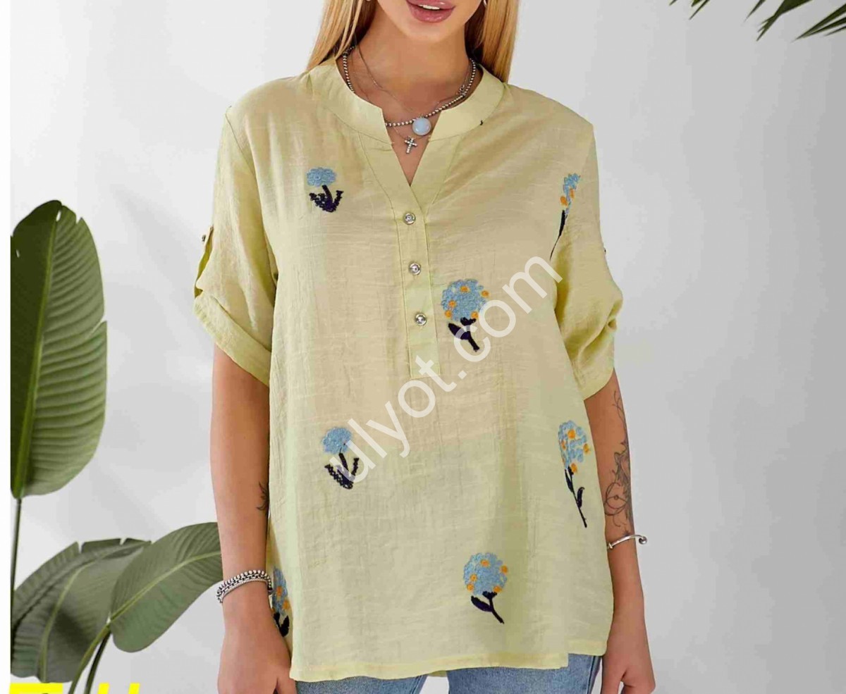 БЛУЗКА (XL-4XL) РОЖОВИЙ 905