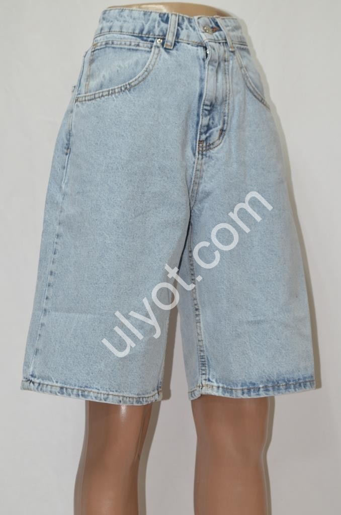 ШОРТЫ TOP SHOP (25-32) СВ.ГОЛУБОЙ 5122